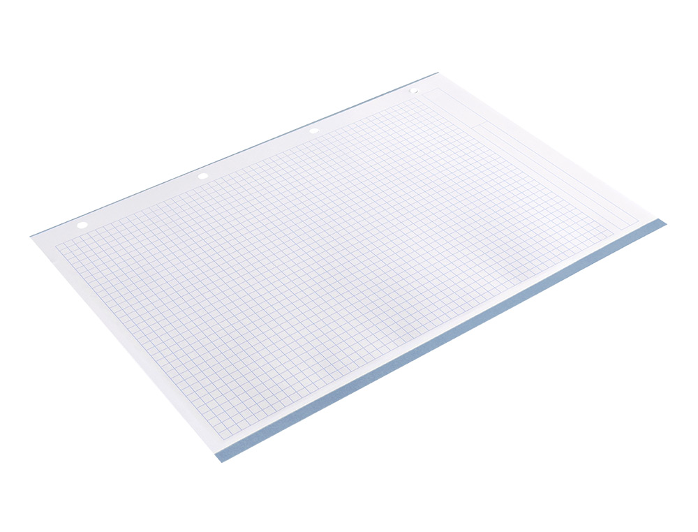 RECAMBIO LIDERPAPEL A4 120 HOJAS 90GR CUADRO 5 MM 4 TALADROS BANDAS DE 5 COLORES PASTELES