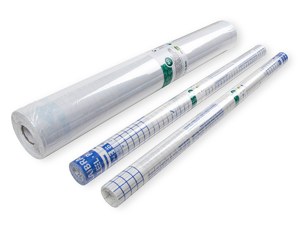 ROLLO PLASTICO ADHESIVO LIDERPAPEL 0.50X20 MT 80 MC REMOVIBLE