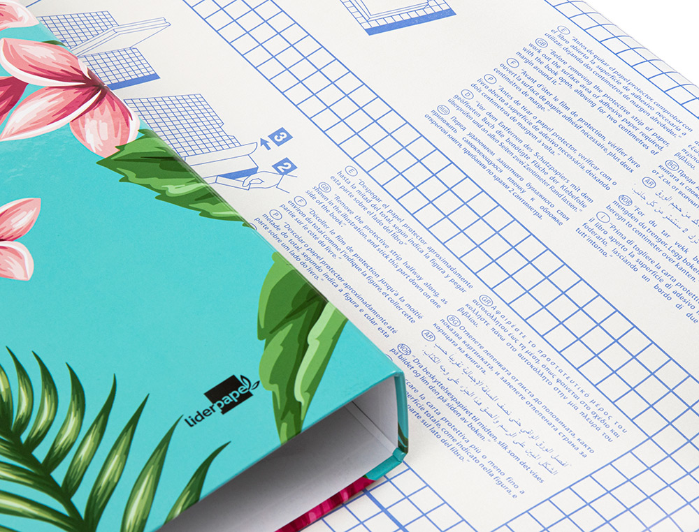 ROLLO PLASTICO ADHESIVO LIDERPAPEL 0.50X20 MT 80 MC REMOVIBLE