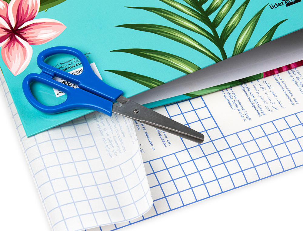 ROLLO PLASTICO ADHESIVO LIDERPAPEL 0.50X20 MT 80 MC REMOVIBLE