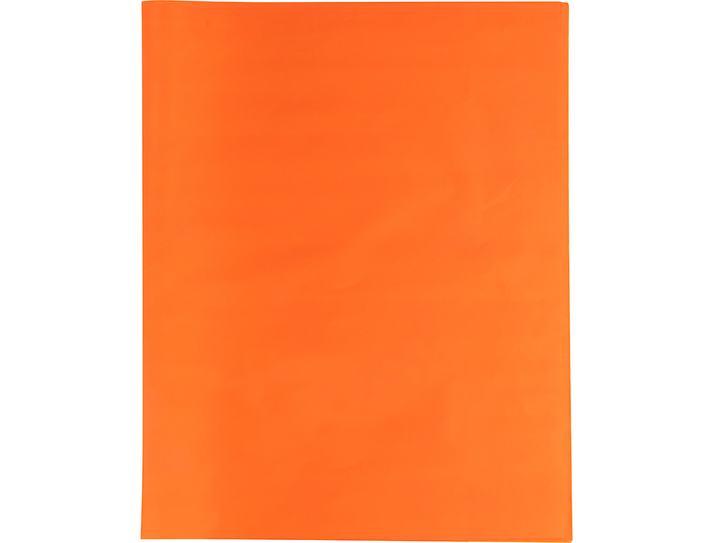 PAPEL SEDA LIDERPAPEL NARANJA 52X76 CM 18 GR -PAQUETE DE 25 HOJAS