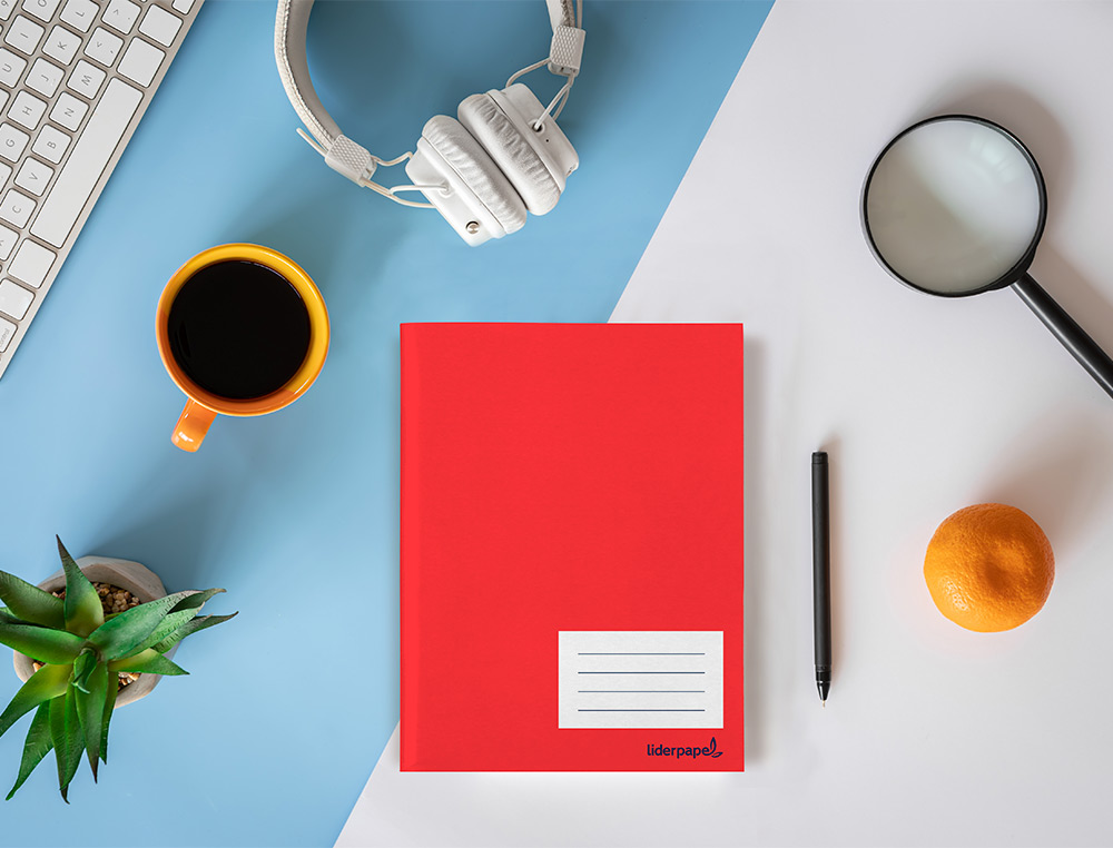 LIBRETA LIDERPAPEL SMART A5 32 HOJAS 60G/M2 HORIZONTAL CON MARGEN