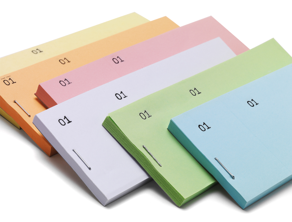 TALONARIO LIDERPAPEL MOSTRADOR 60X145 MM TL05 ROSA CON MATRIZ