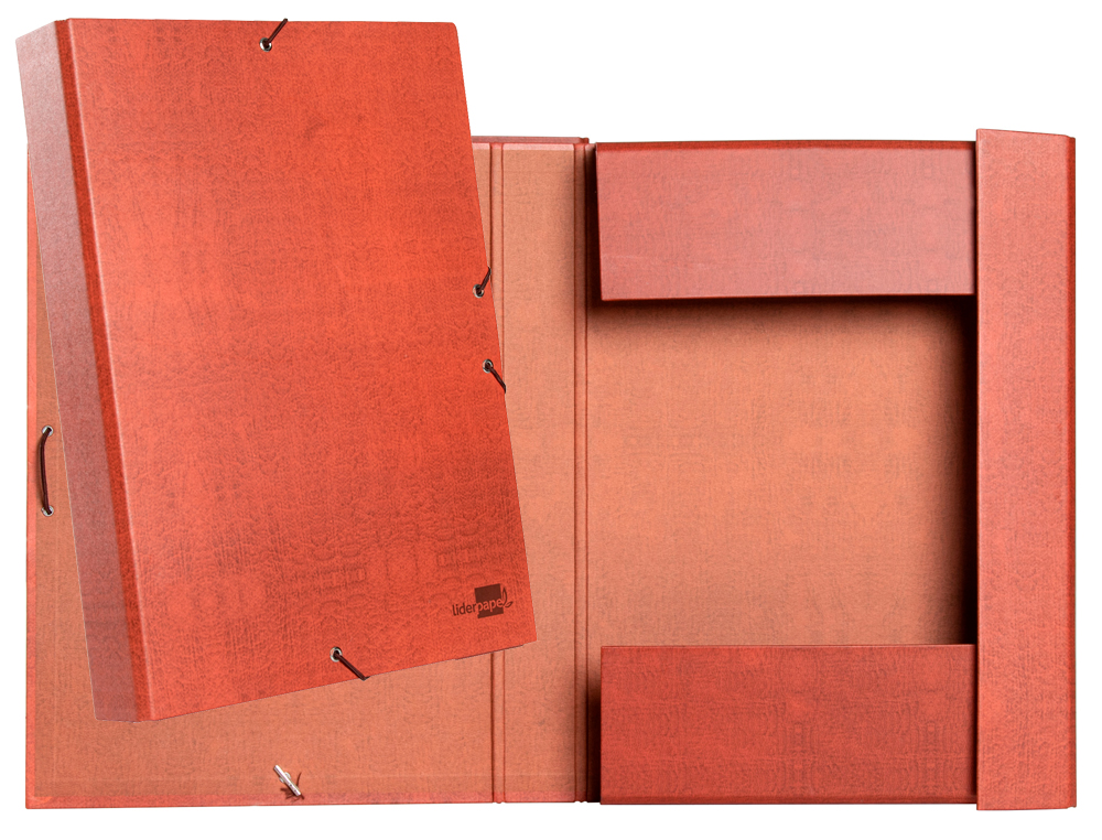 CARPETA PROYECTOS LIDERPAPEL FOLIO LOMO 50MM CARTON FORRADOCUERO