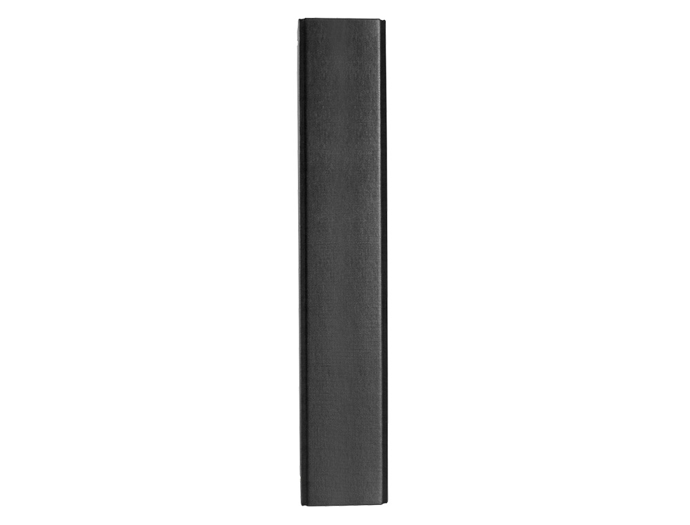 CARPETA PROYECTOS LIDERPAPEL FOLIO LOMO 70MM CARTON FORRADO NEGRA