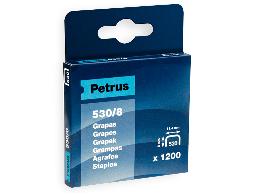 GRAPAS PETRUS N 530/8 CAJA DE 1200 UNIDADES