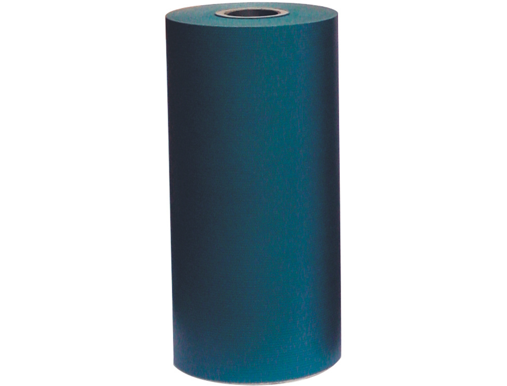 PAPEL DE REGALO KRAFT LISO KFC BOBINA ANCHO 31 CM PESO 3,5 KG GRAMAJE 60 GR COLOR COBALTO