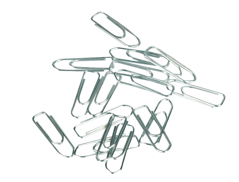 CLIPS NIQUELADOS Q-CONNECT 26 MM CAJA DE 125 UNIDADES