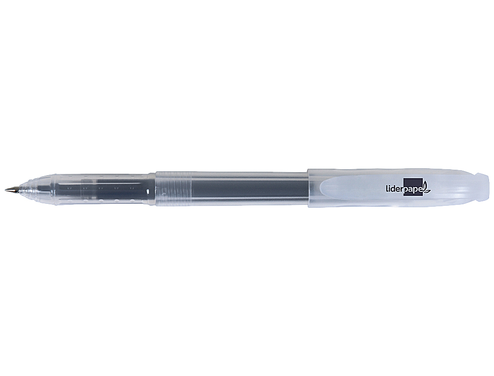 BOLIGRAFO LIDERPAPEL SUPER GEL PUNTA 0,5 MM NEGRO