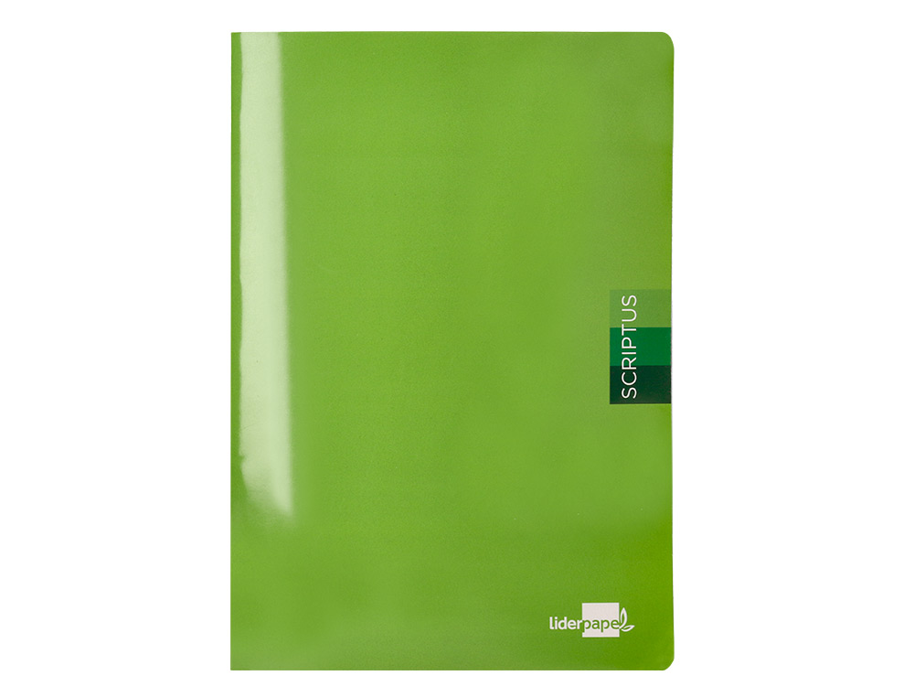 LIBRETA LIDERPAPEL SCRIPTUS A4 48 HOJAS 90GR PAUTA 5ª 2.5MM CON MARGEN