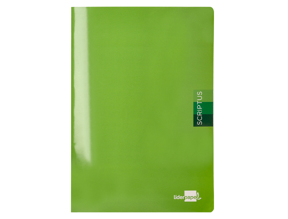 LIBRETA LIDERPAPEL SCRIPTUS A4 48 HOJAS 90G/M2 LISO SIN MARGEN