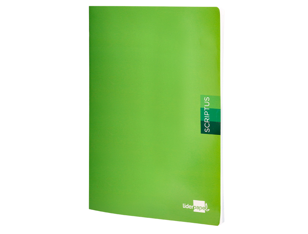 LIBRETA LIDERPAPEL SCRIPTUS A4 48 HOJAS 90G/M2 LISO SIN MARGEN