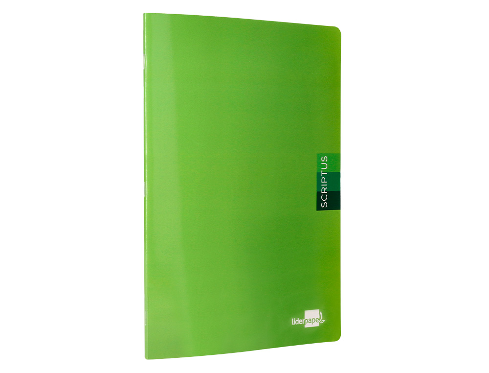 LIBRETA LIDERPAPEL SCRIPTUS A4 48 HOJAS 90G/M2 LISO SIN MARGEN