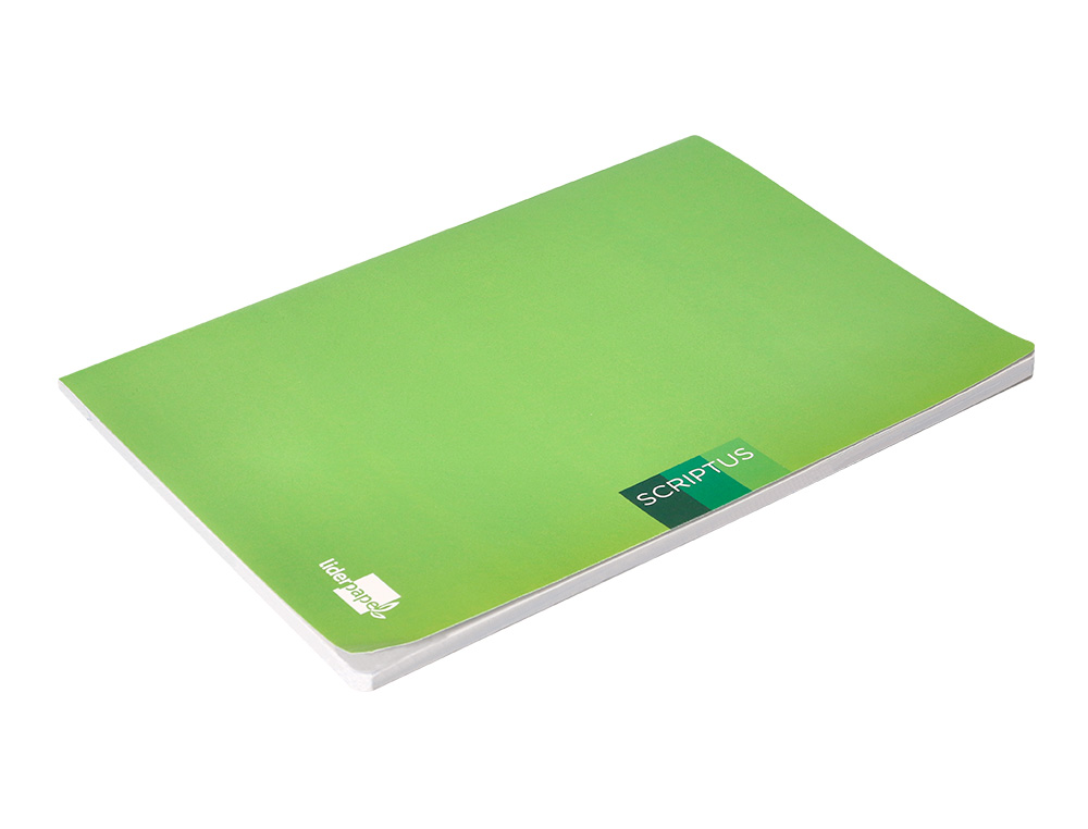 LIBRETA LIDERPAPEL SCRIPTUS A4 48 HOJAS 90G/M2 LISO SIN MARGEN