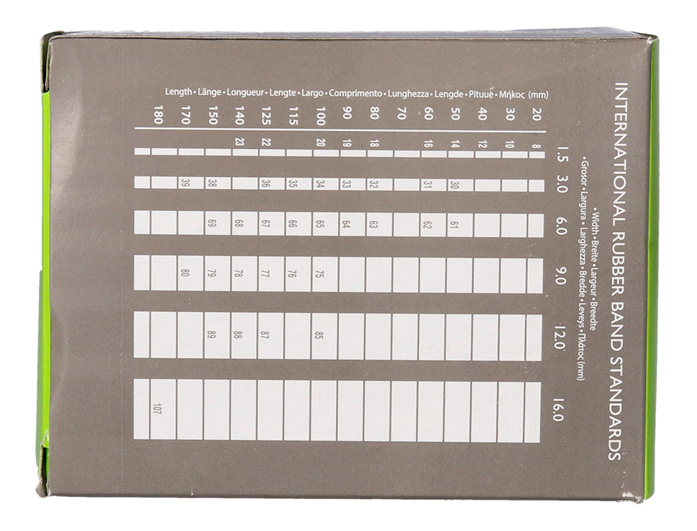 GOMILLAS ELASTICAS Q-CONNECT 100 GR NUMERO 7 70 X 2 MM