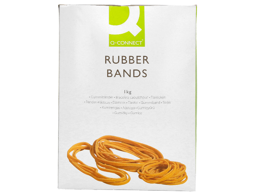 GOMILLAS ELASTICAS Q-CONNECT 1000 GR NUMERO 15 150 X 2 MM