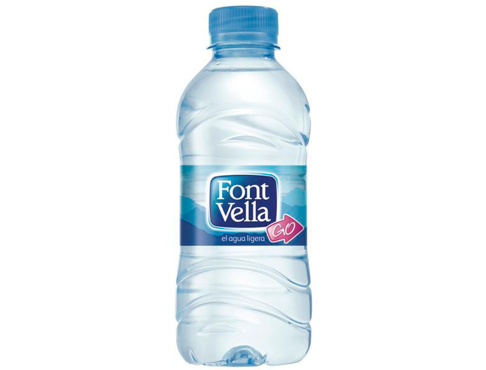 AGUA MINERAL NATURAL FONT VELLA BOTELLA SANT HILARI 330 ML