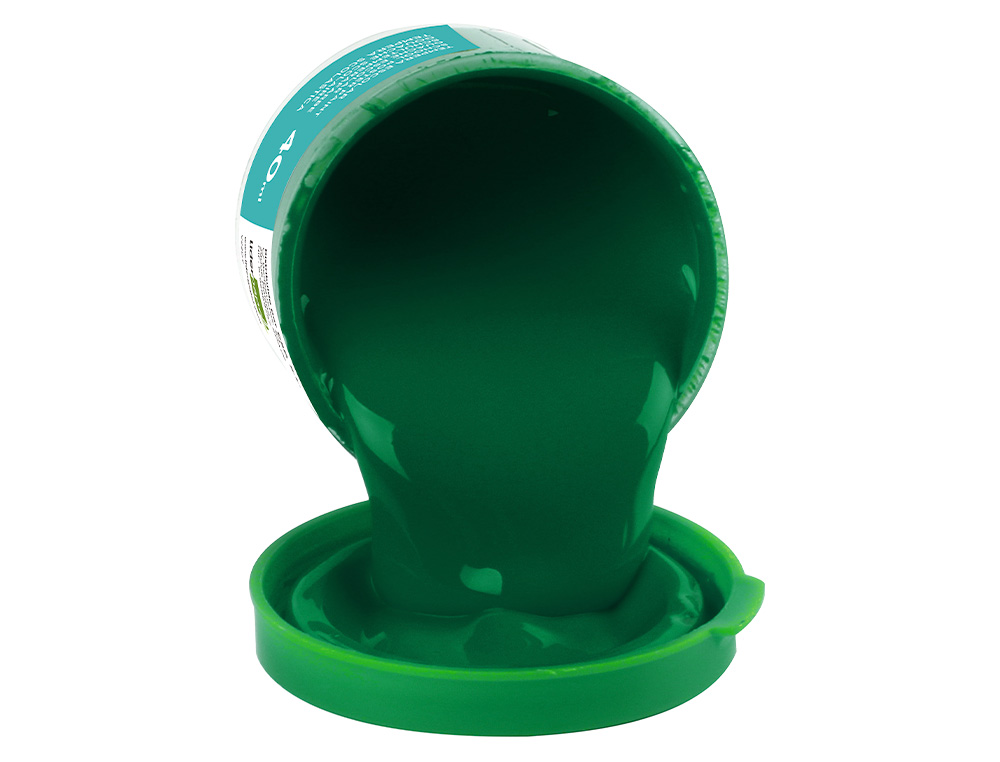 TEMPERA LIDERPAPEL ESCOLAR 40 ML VERDE
