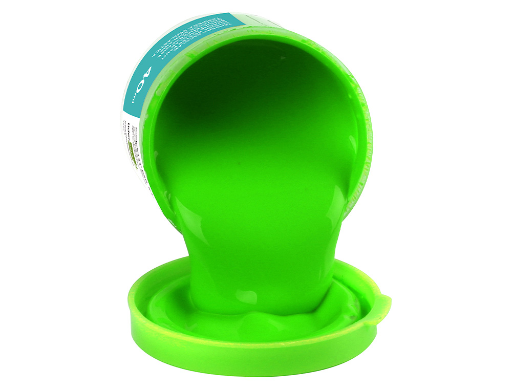 TEMPERA LIDERPAPEL ESCOLAR 40 ML VERDE CLARO