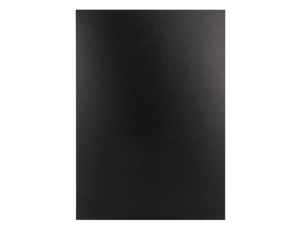 TAPA ENCUADERNACION LIDERPAPEL POLIPROPILENO A4 0.5MM NEGRO OPACO PAQUETE DE 100 UNIDADES