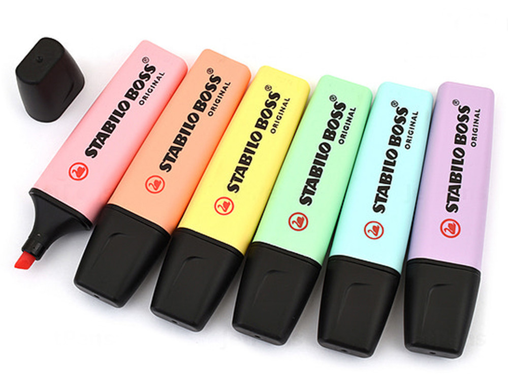ROTULADOR STABILO BOSS PASTEL FLUORESCENTE 70 MELOCOTON SEDOSO