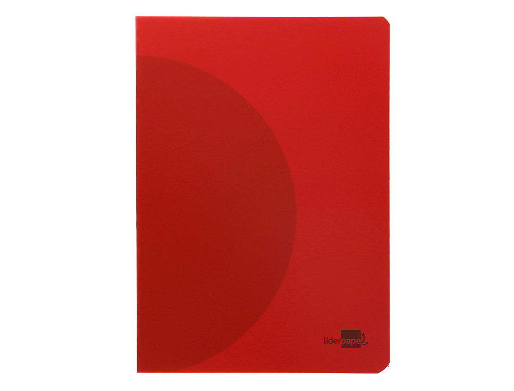 LIBRETA LIDERPAPEL 360 TAPA DE PLASTICO A4 48 HOJAS 90GR CUADRO 4MM CON MARGEN COLORES SURTIDOS