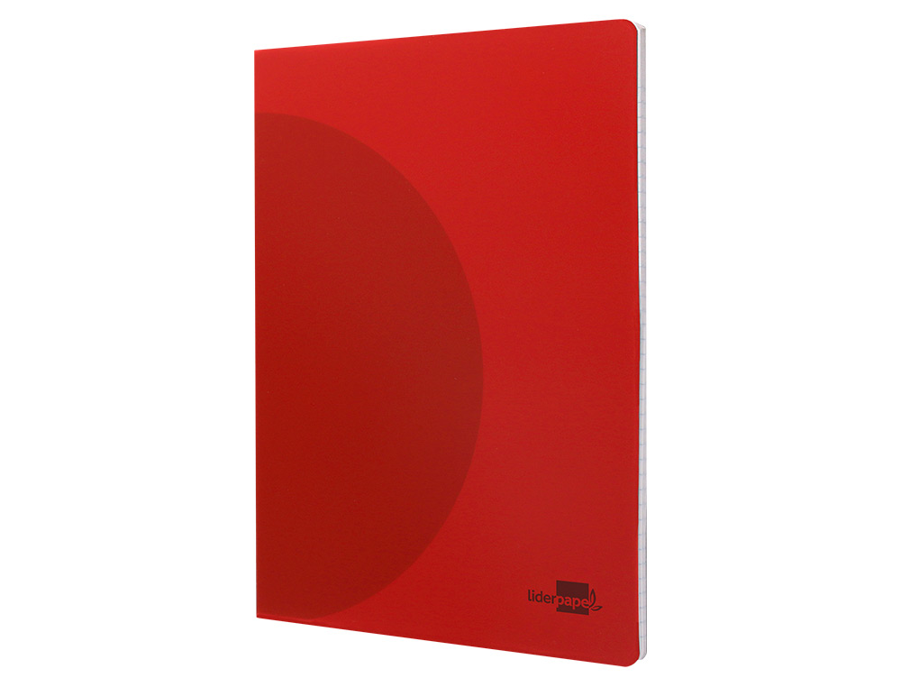 LIBRETA LIDERPAPEL 360 TAPA DE PLASTICO A4 48 HOJAS 90G/M2 5MM CON DOBLE MARGEN COLORES SURTIDOS