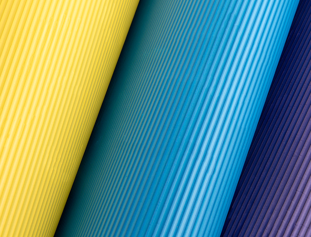 GOMA EVA ONDULADA LIDERPAPEL 50X70CM 2,2MM DE ESPESOR AZUL CLARO