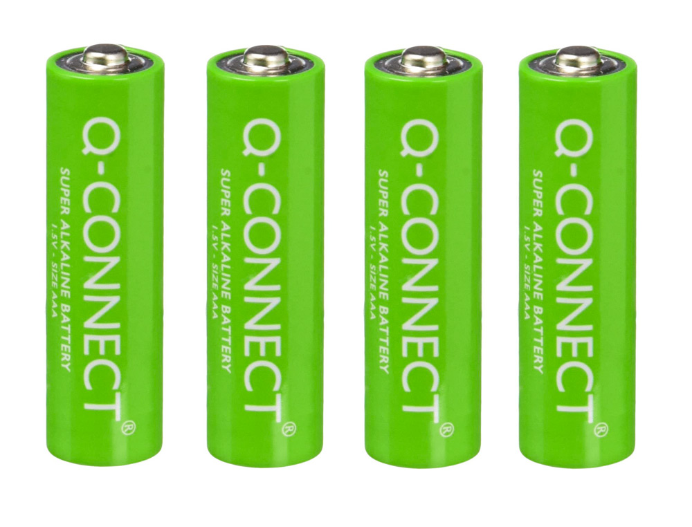 PILA Q-CONNECT ALCALINA AAA PAQUETE CON 20 UNIDADES