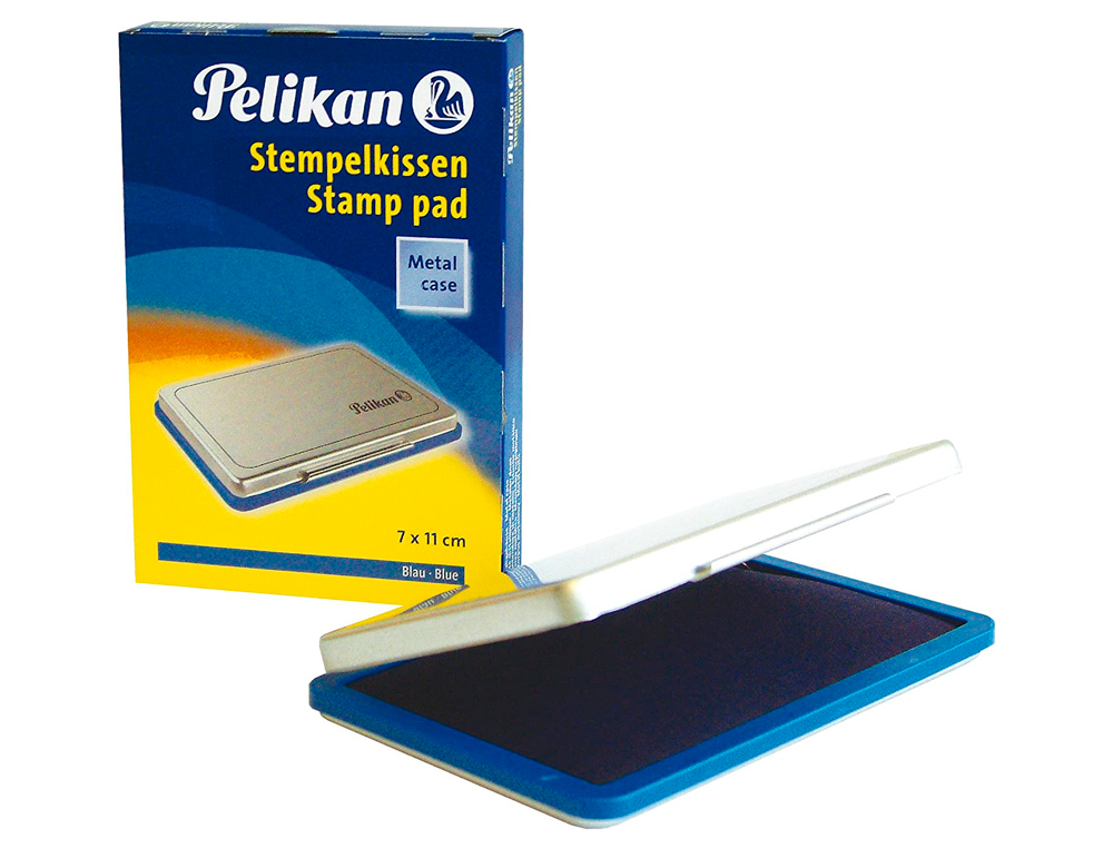 TAMPON PELIKAN Nº2 AZUL 70X110 MM