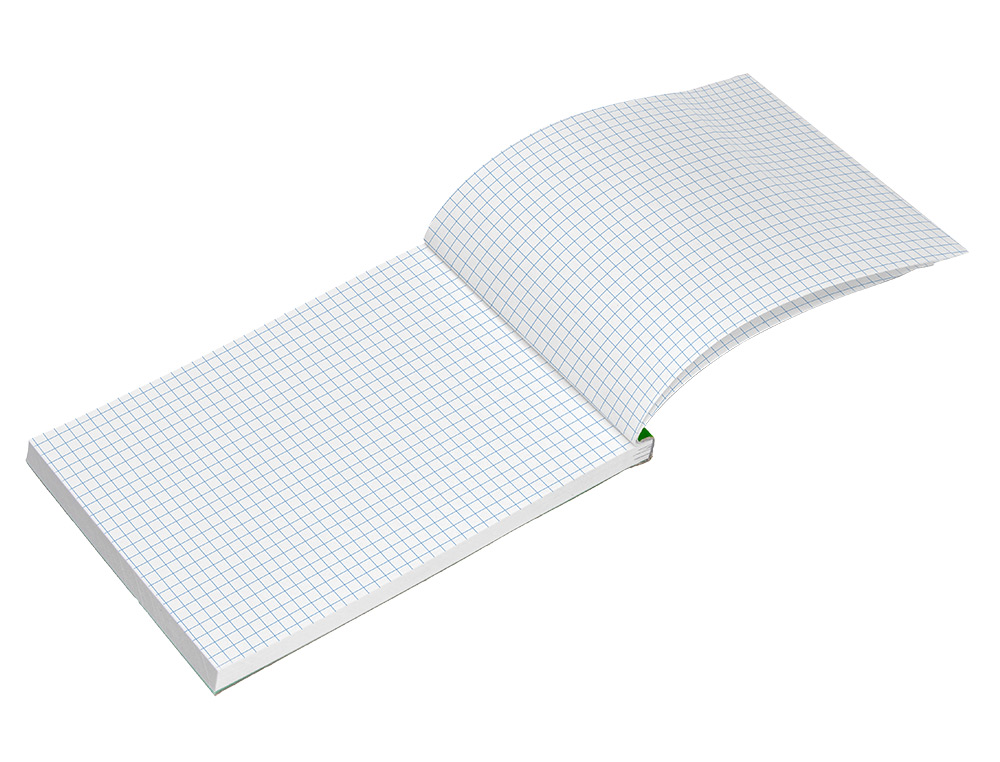 BLOC NOTAS LIDERPAPEL CUADRO 4 MM A6 80 HOJAS 60 G/M2 PERFORADO SIN TAPA