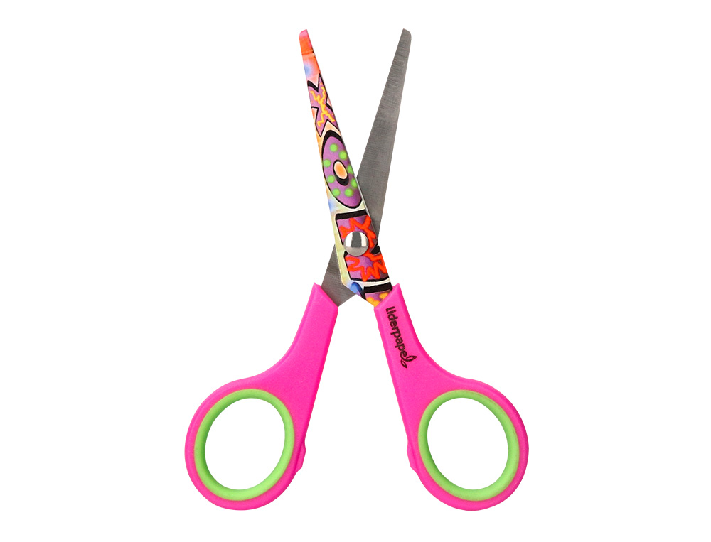 TIJERA LIDERPAPEL HIP HOP 14CM UNIDAD