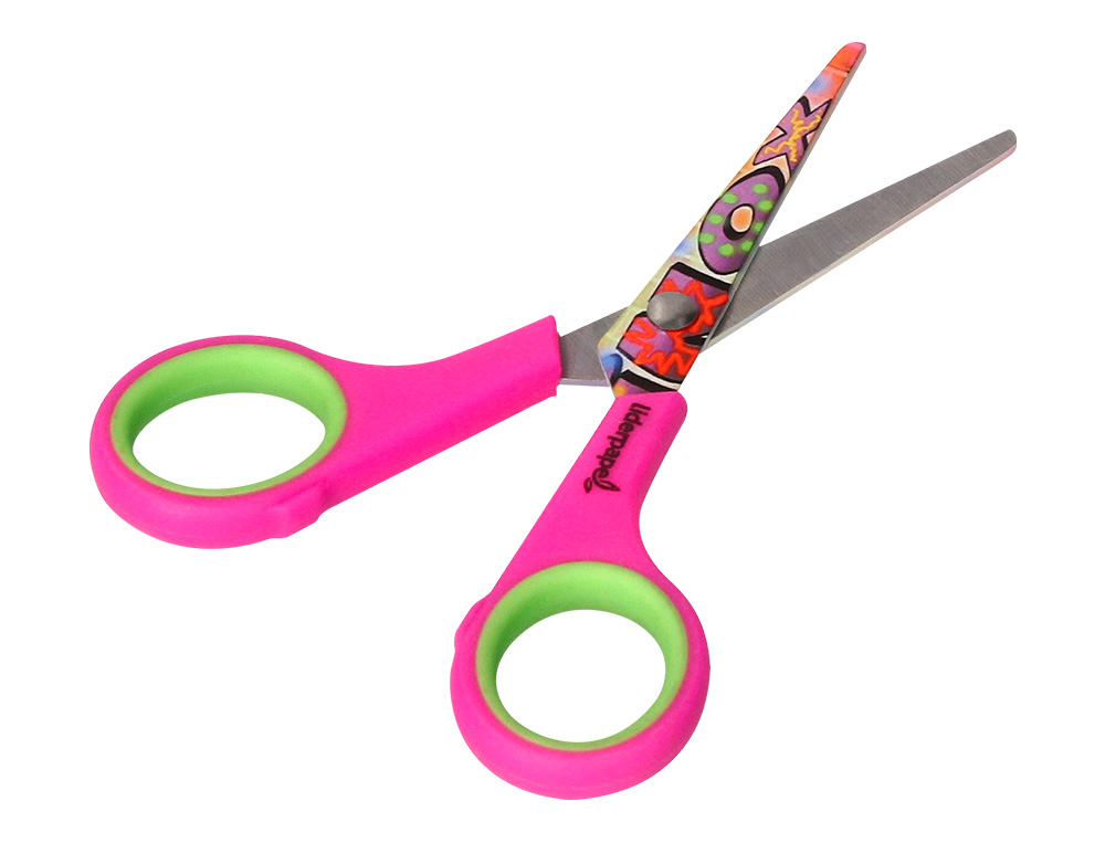 TIJERA LIDERPAPEL HIP HOP 14CM UNIDAD