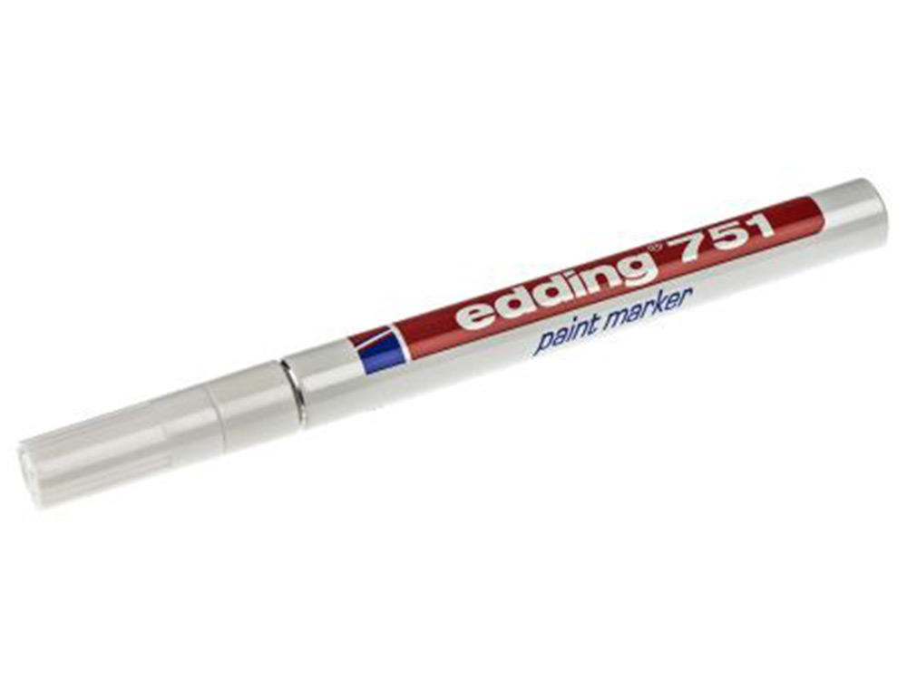 ROTULADOR EDDING PUNTA FIBRA 751 BLANCO PUNTA REDONDA 1-2 MM