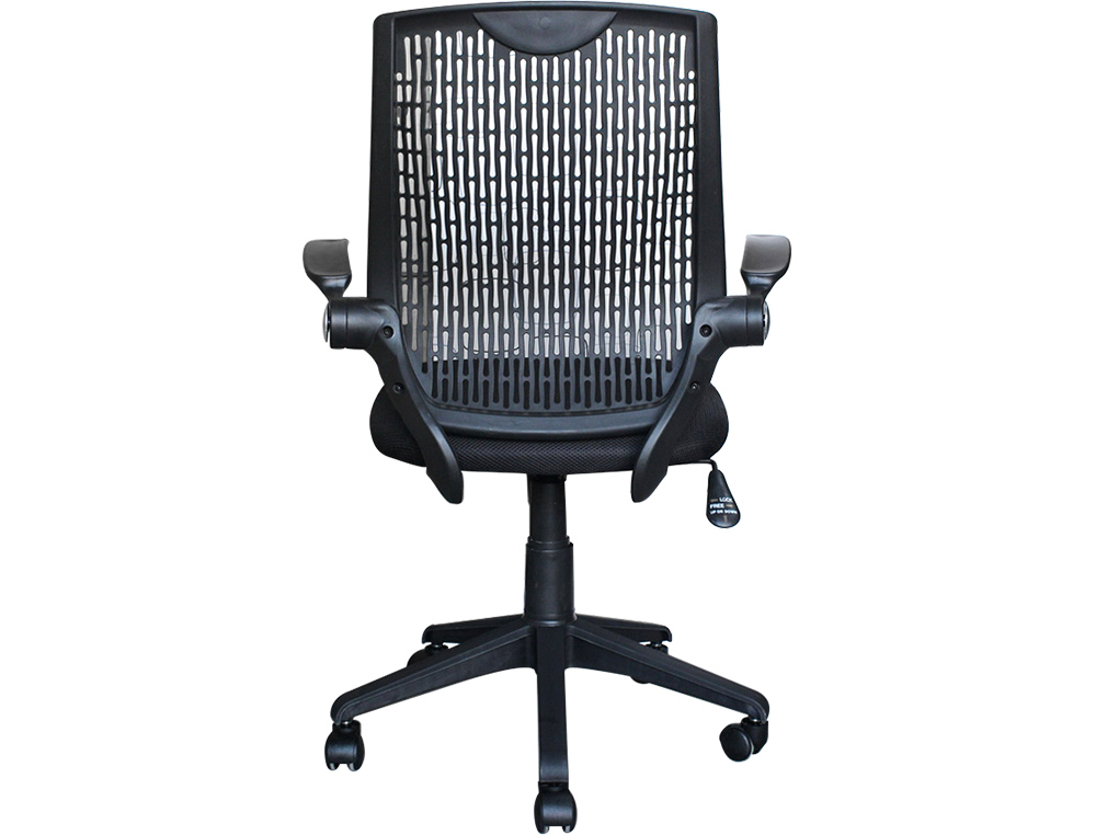 SILLA DE DIRECCION Q-CONNECT CON RESPALDO ALTO REGULABLE ALTURA 940+100MM ALTO 480MM ANCHO Y 510 MM DE PROF NEGRA