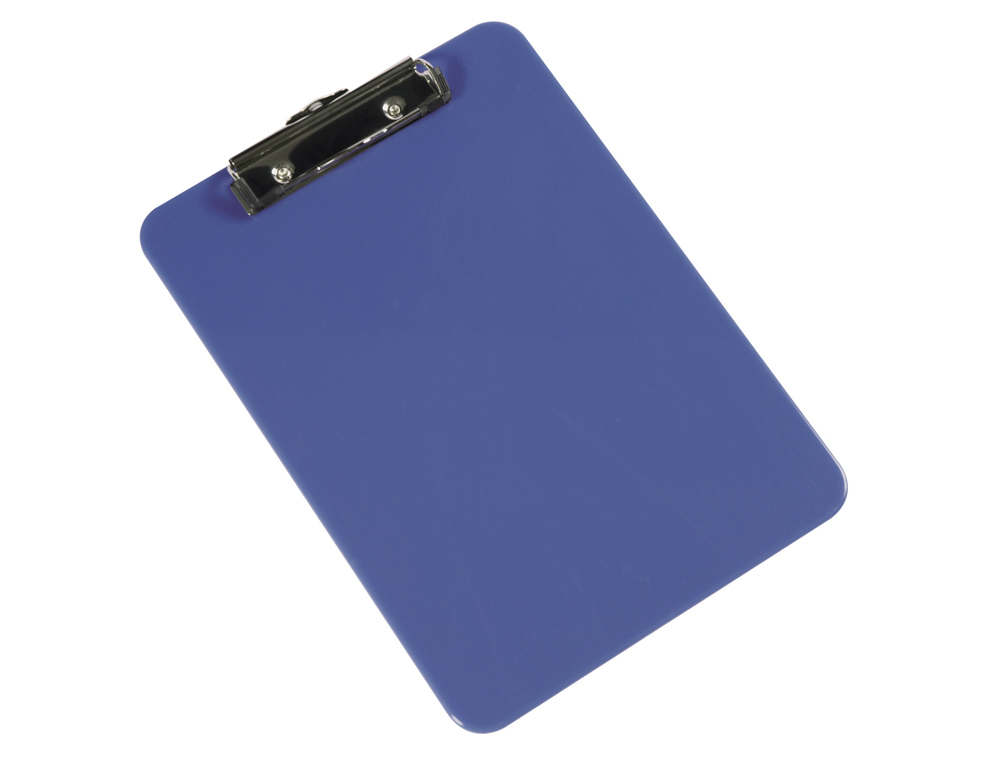 PORTANOTAS Q-CONNECT PLASTICO DIN A4 AZUL 3 MM