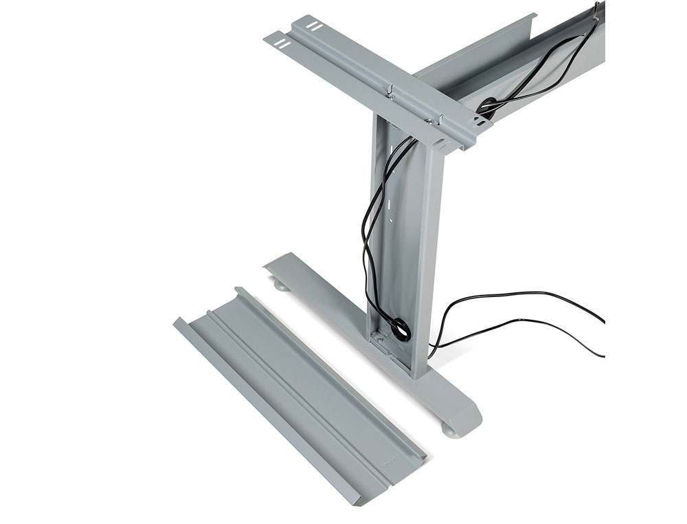 MESA ROCADA SERIE METAL 180X120 CM DERECHA ACABADO AC01 HAYA