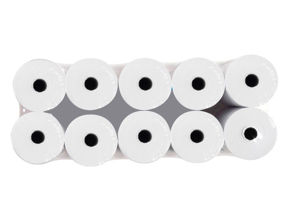 ROLLO SUMADORA TERMICO Q-CONNECT 80 MM ANCHO X 60 MM DIAMETRO SIN BISFENOL A