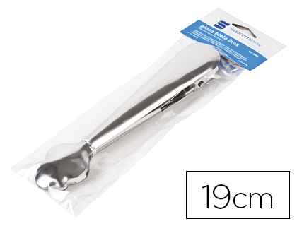 PINZA PARA HIELO SUPREMINOX CON MUELLE ACERO INOXIDABLE 19 CM