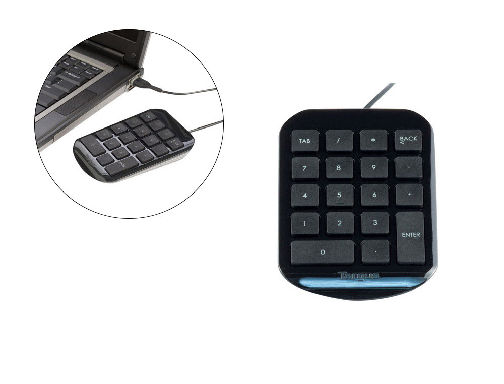 TECLADO NUMERICO TARGUS AKP10EU USB COLOR NEGRO