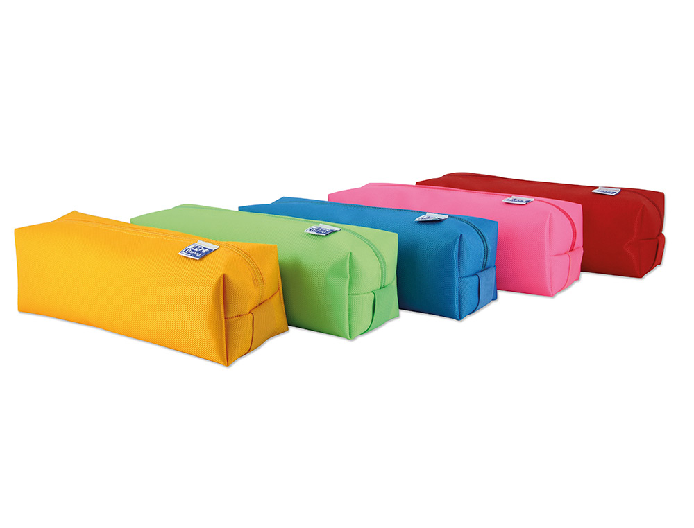 BOLSO ESCOLAR PORTATODO OXFORD MODELO KANGOO KIDS CUADRADO GRANDE COLORES SURTIDOS 220X80X70 MM