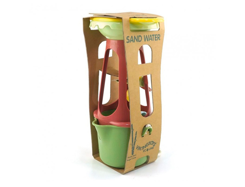 MOLINO DE ARENA Y AGUA VIKINGTOYS ECOLINE ECOLOGICO Y RECICLABLE