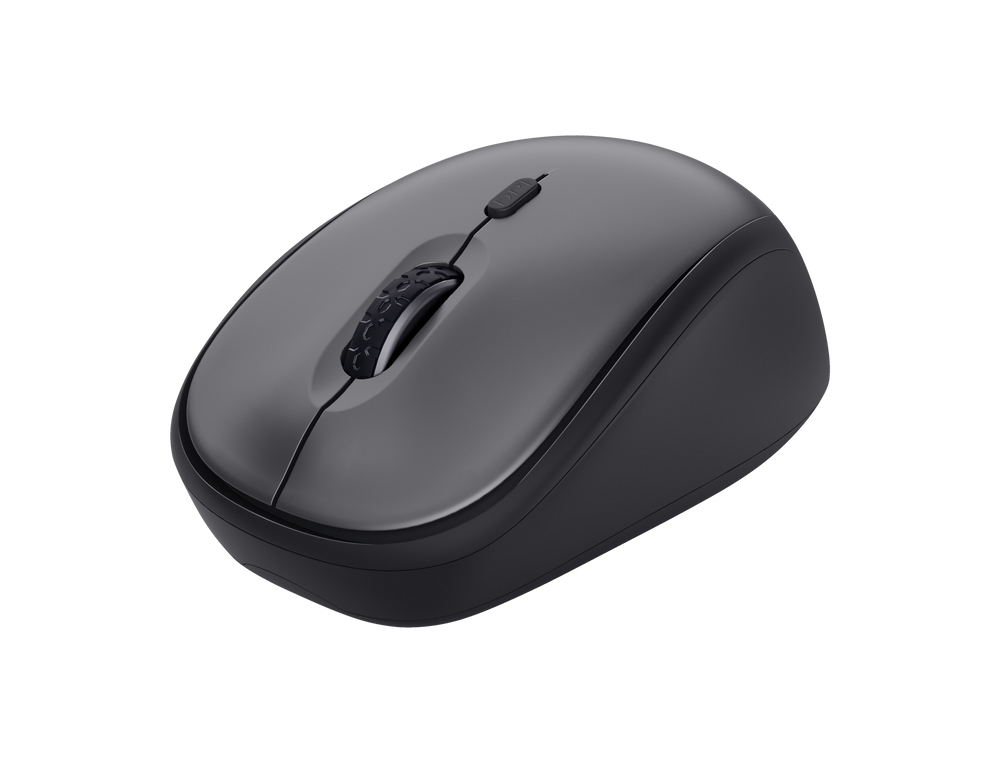 RATON TRUST YVI+ OPTICO INALAMBRICO ECO 4 BOTONES 800/1600 DPI USB 2.0 COLOR NEGRO