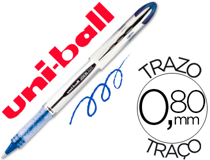 ROTULADOR UNI-BALL ROLLER UB-200 VISION AZUL 0,8 MM -UNIDAD